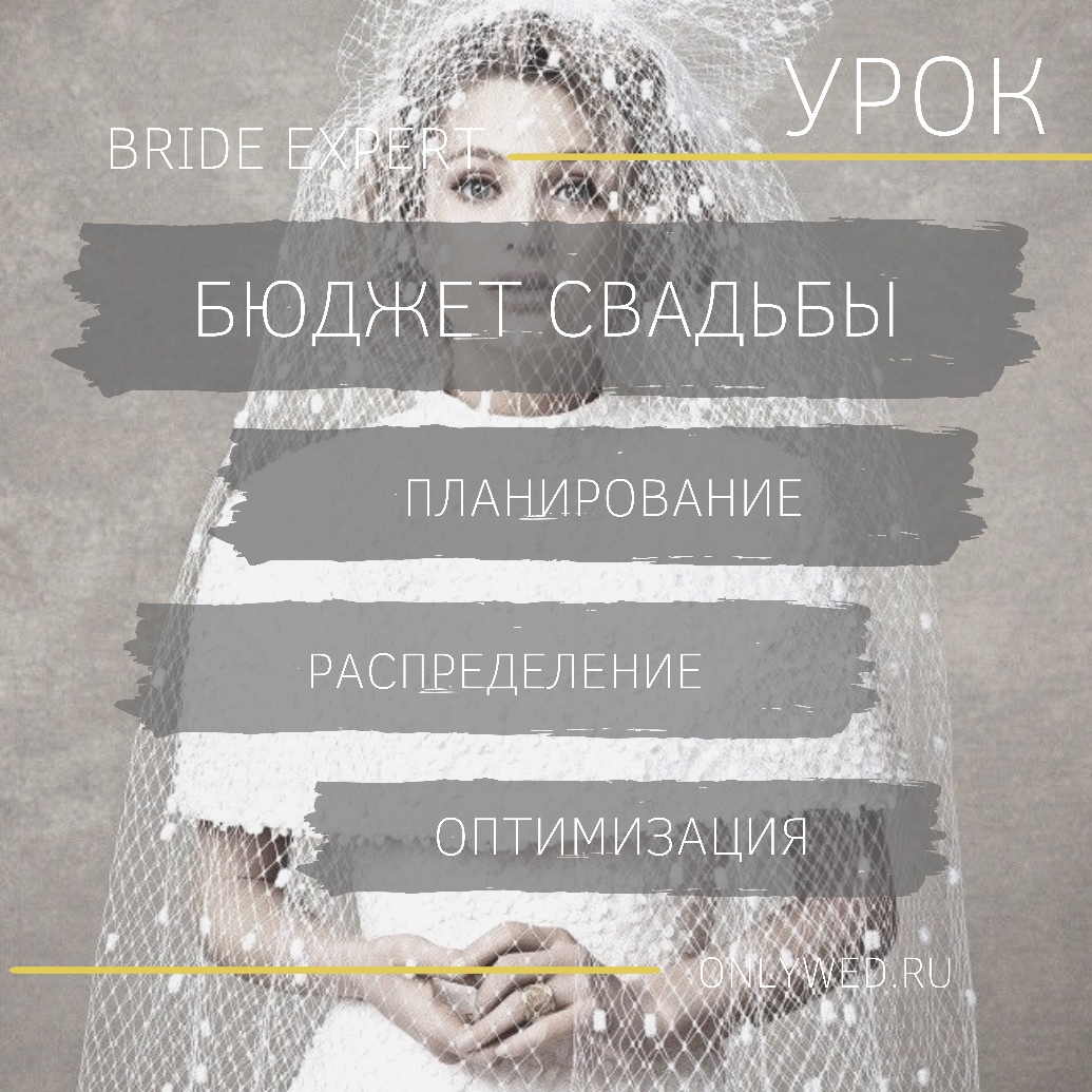 Урок. Составление, планирование и оптимизация свадебного бюджета
